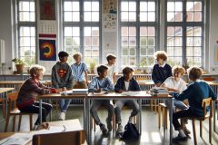 Drenge i skolen